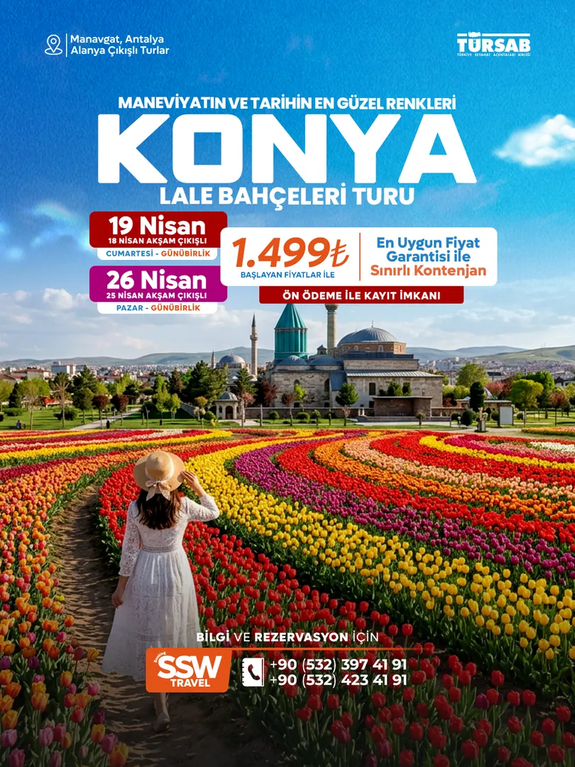 Konya Lale Bahçeleri Turu