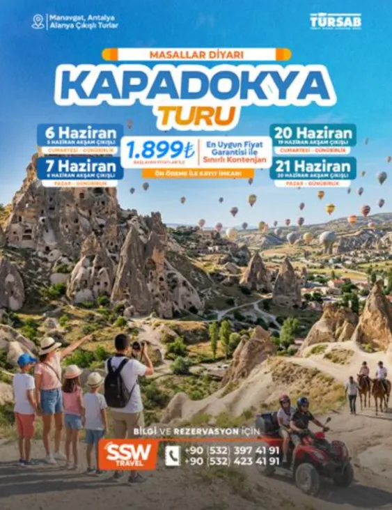 Günübirlik Kapadokya Turu