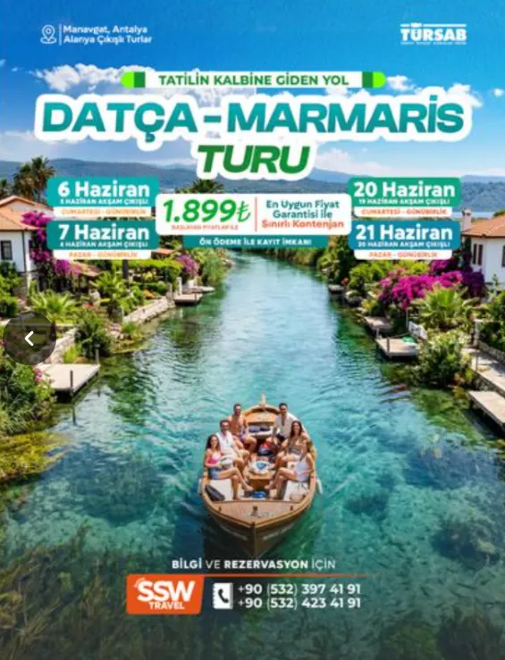 DATÇA-MARMARİS TURU 🌿