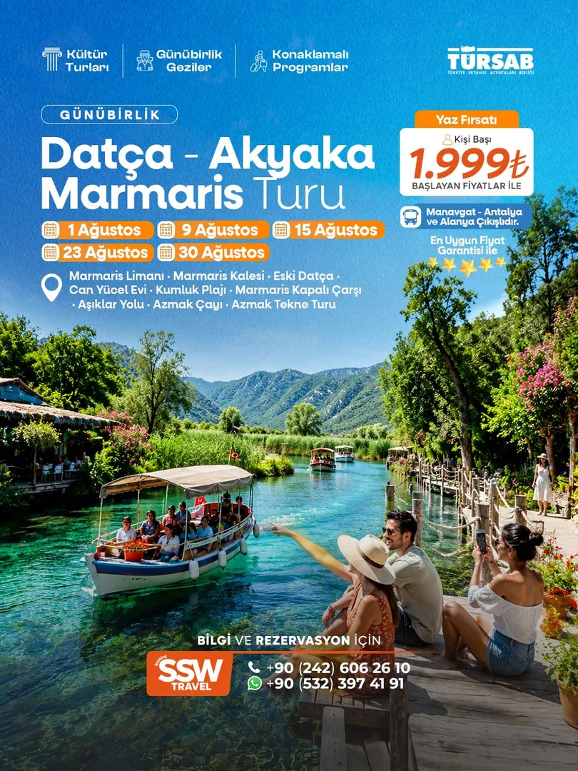 DATÇA-MARMARİS TURU 🌿