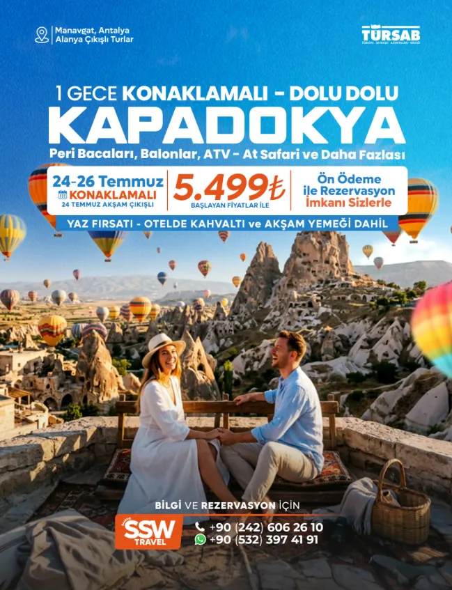 KAPADOKYA TURU - Konaklamalı 🎈