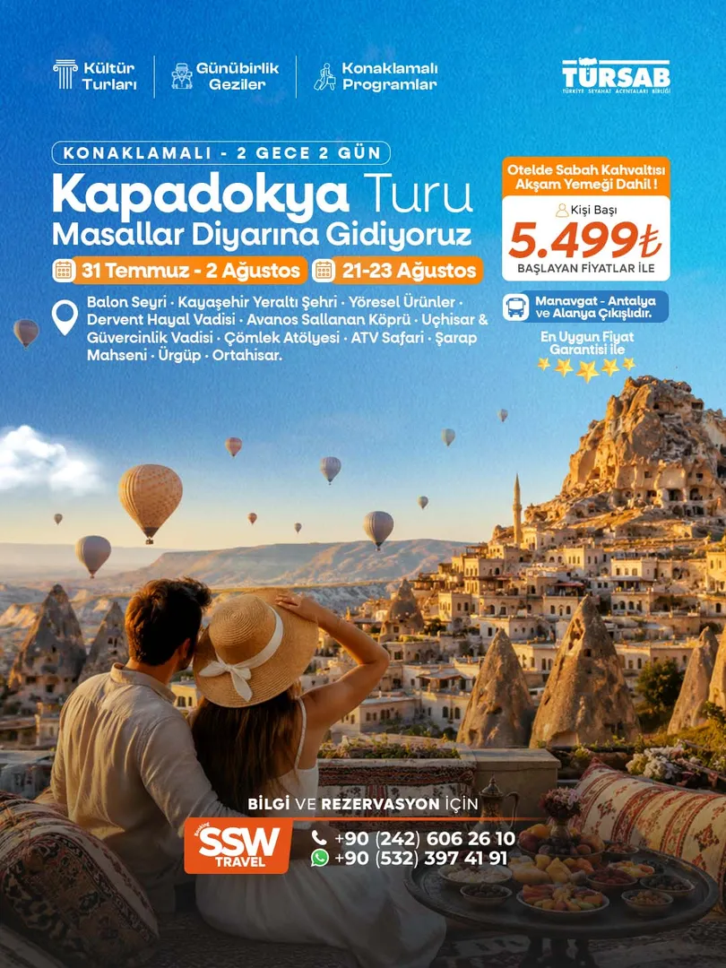 KAPADOKYA TURU - Konaklamalı 🎈