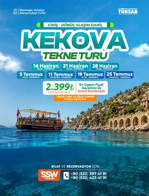 Kekova Tekne Turu