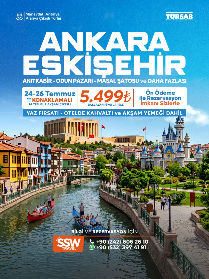 Ankara & Eskişehir Turu (1 Gece Konaklamalı)